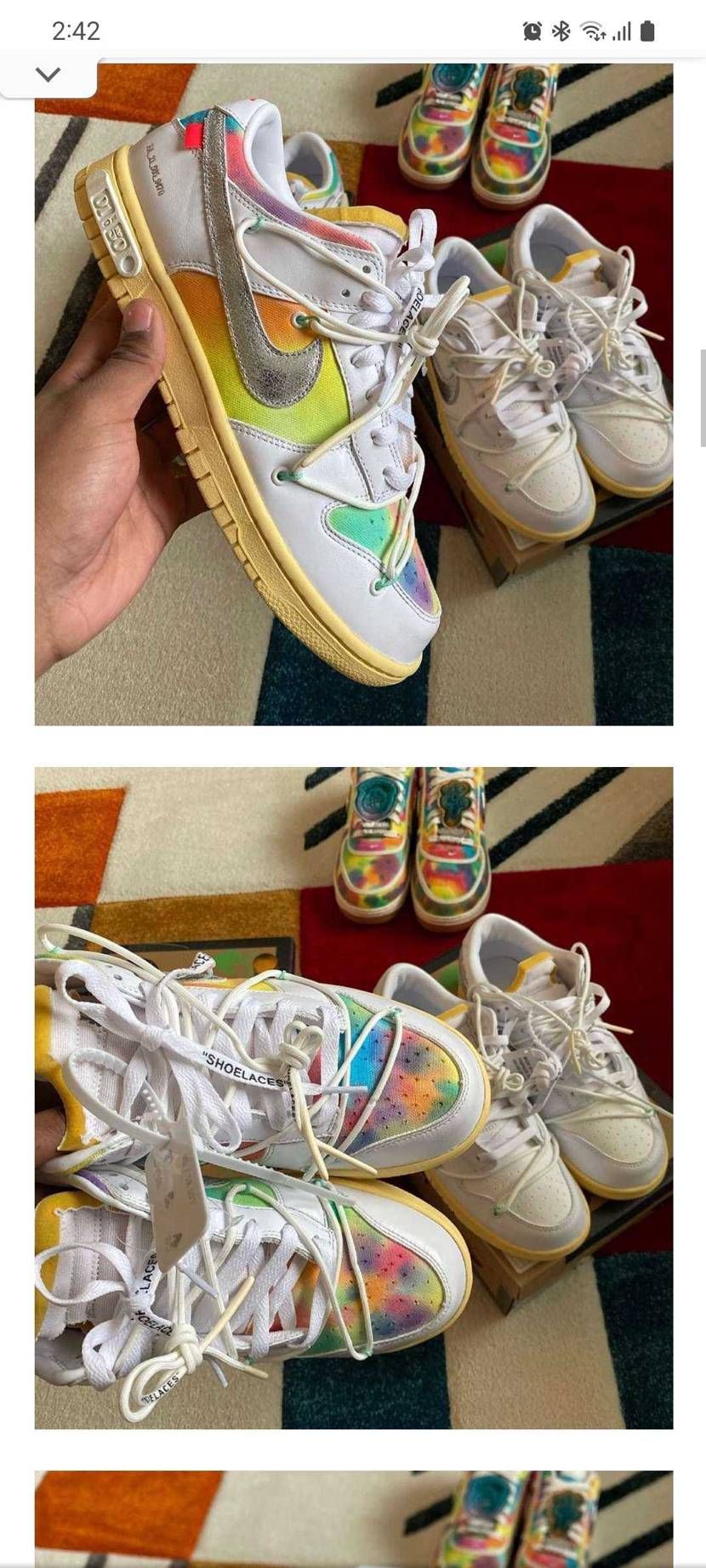 これはまたOff-White × NIKE dunk low