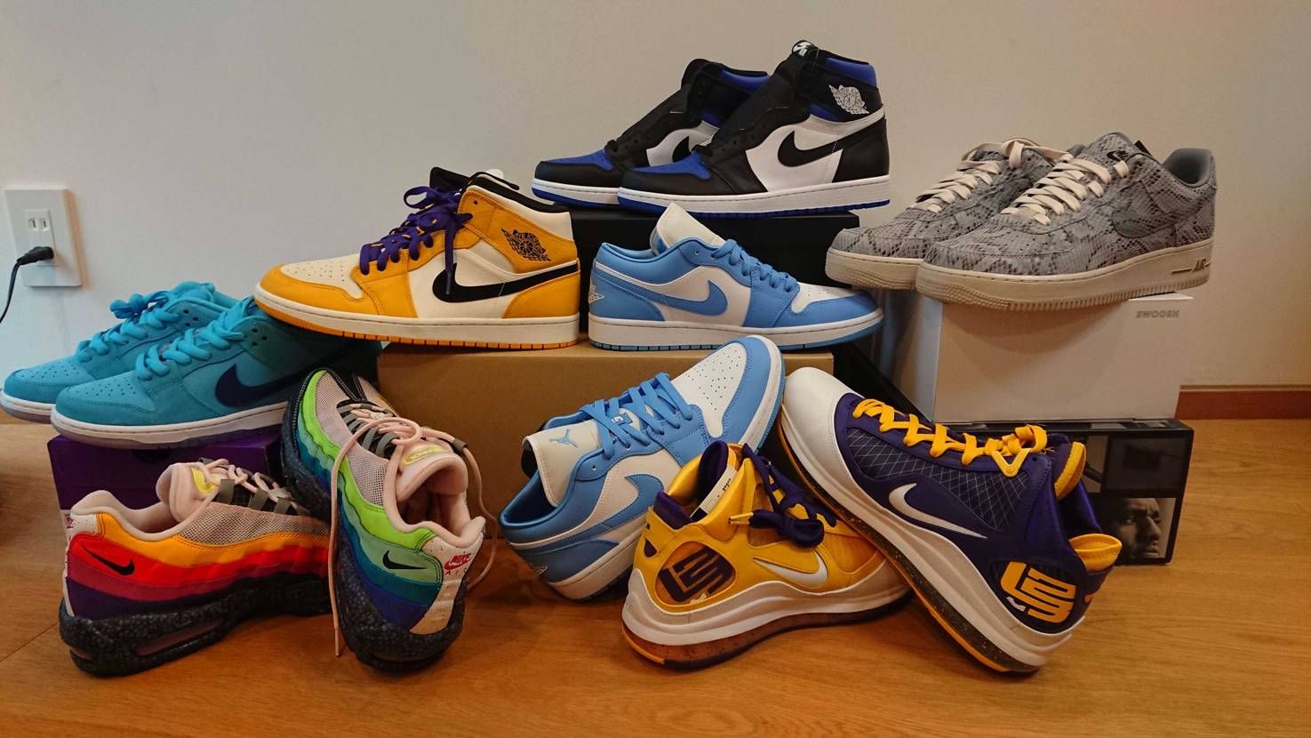 stay home 中に我が家にやって来たsneakers！
所有すると満足する