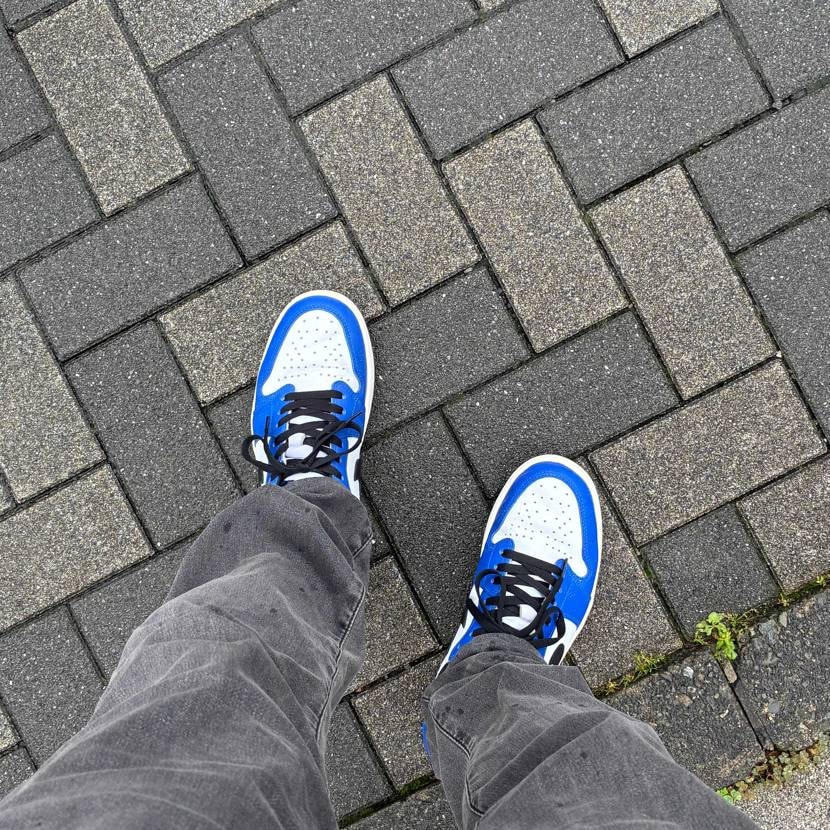 ゲームロイヤル履きました。

ダイソーのツヤだしシートで少しマットになり
