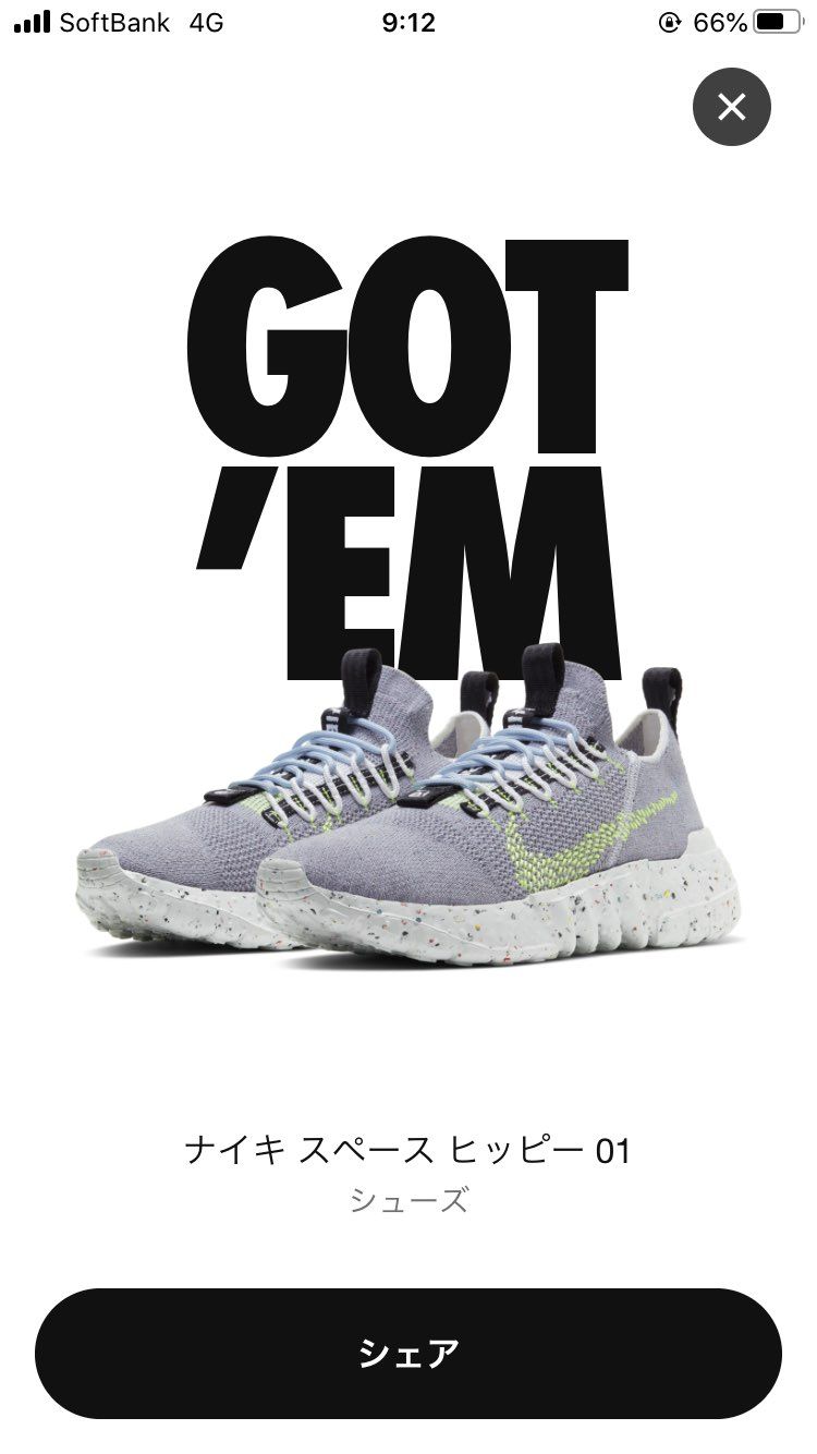 これ誰でも買えるやつちゃうんって思ってポチったけど、完売してんのね。