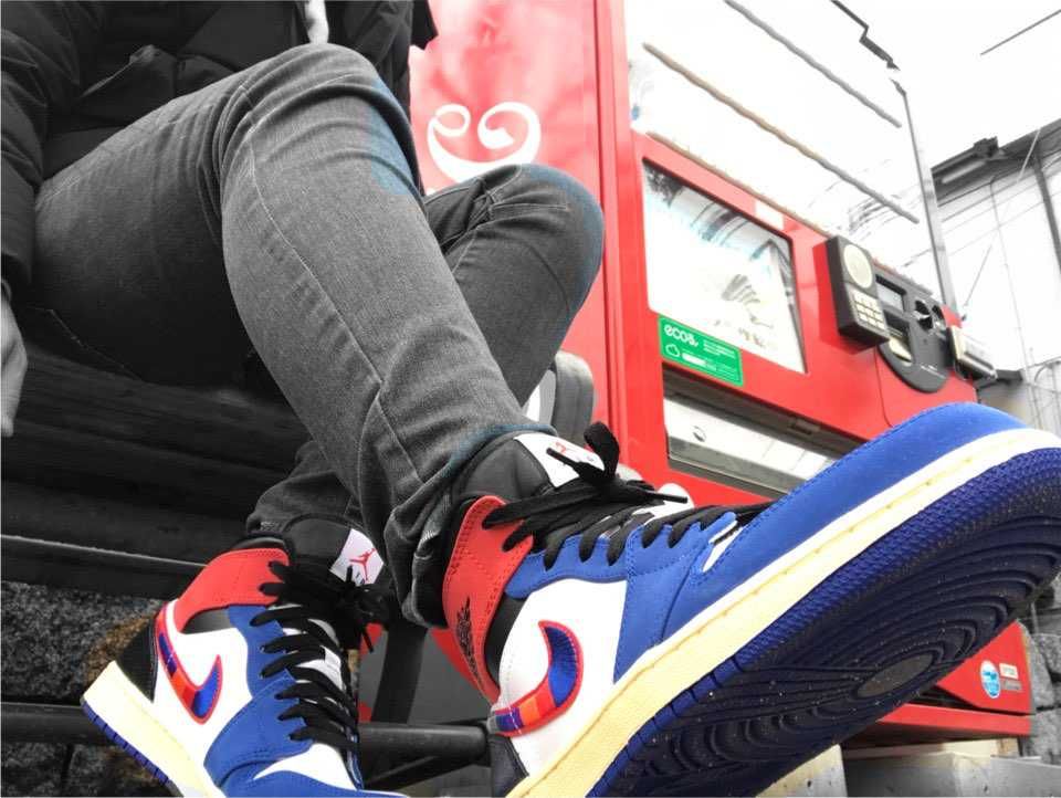JORDAN1 MID MULCH COLOR CUSTOM