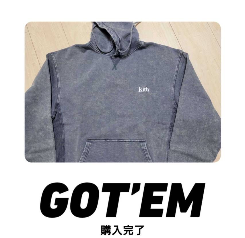 KITH williams iii hoodie　格安で買えました。（先程snk