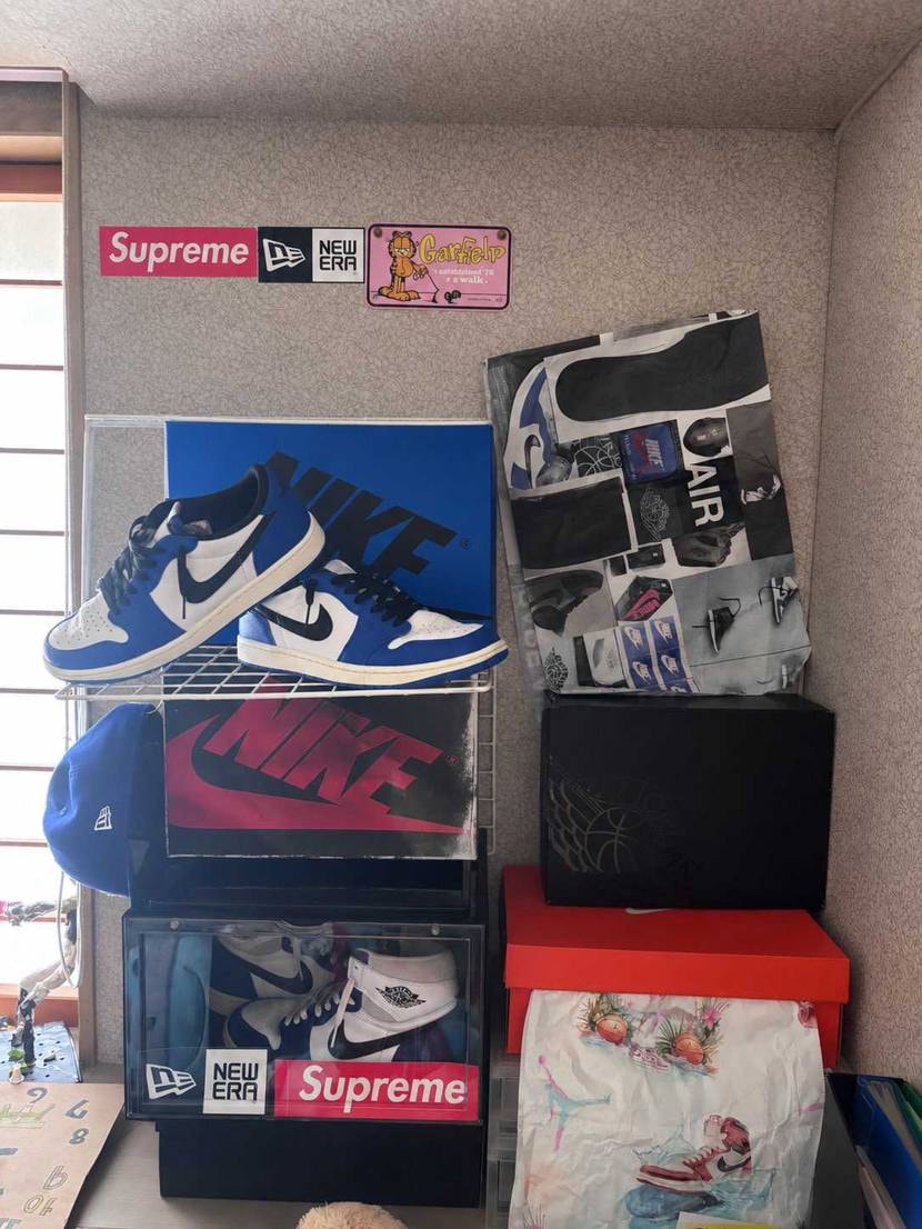 スニーカー部屋に憧れてやってみましたどうですか？