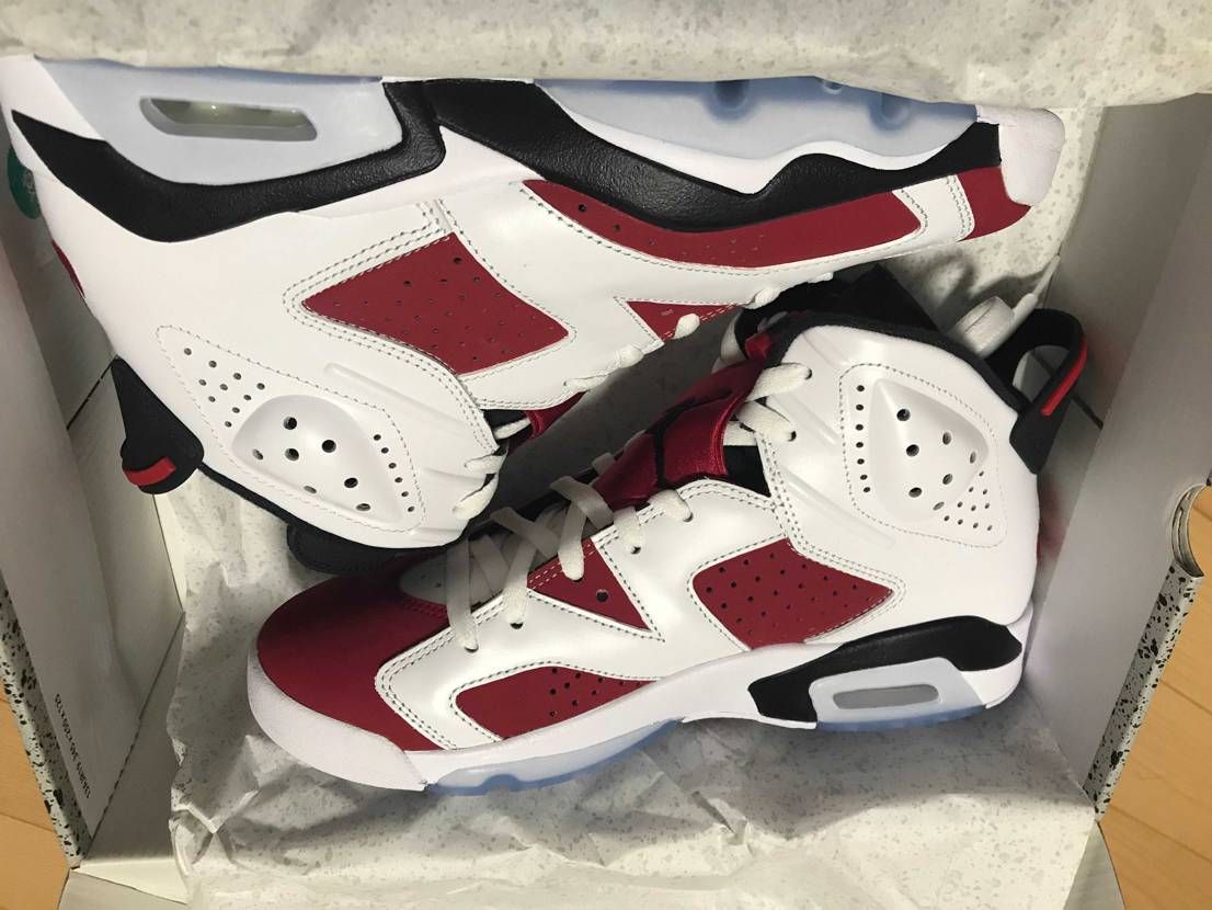 AJ6カーマイン、届いた！これはかっこええ！！
ただ、履きこなせるのかは別問題