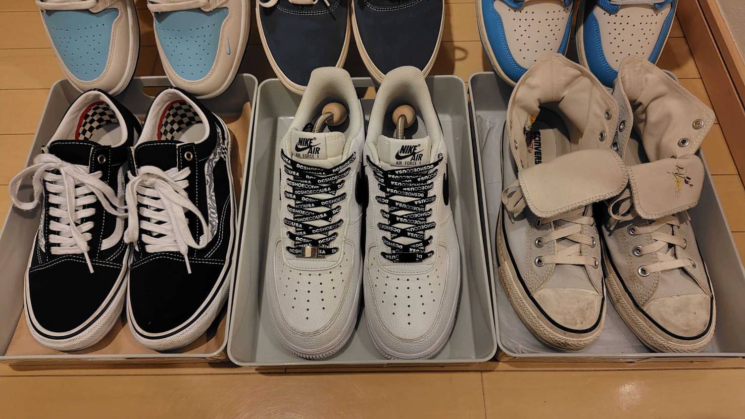 中3になりました！
コレクション達はエアフォース1、スケー