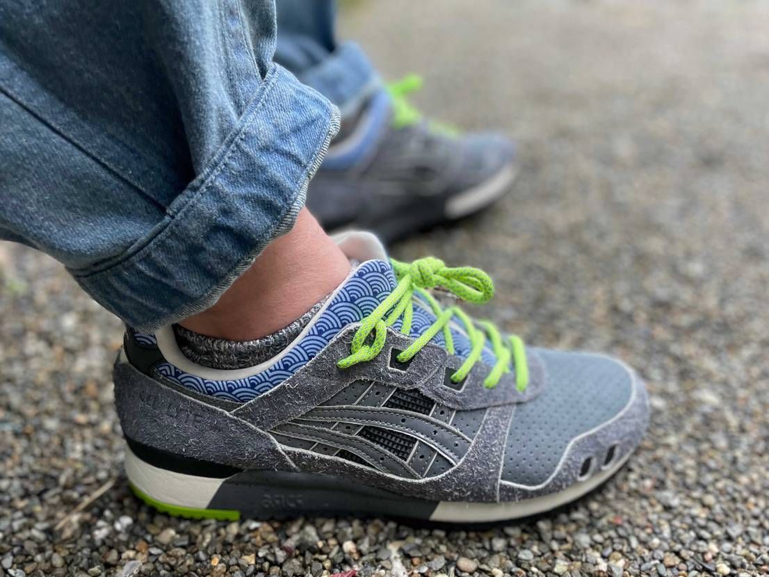 asics×NiceKicks
履いてないのに気付いたので、早速履く😂
富田