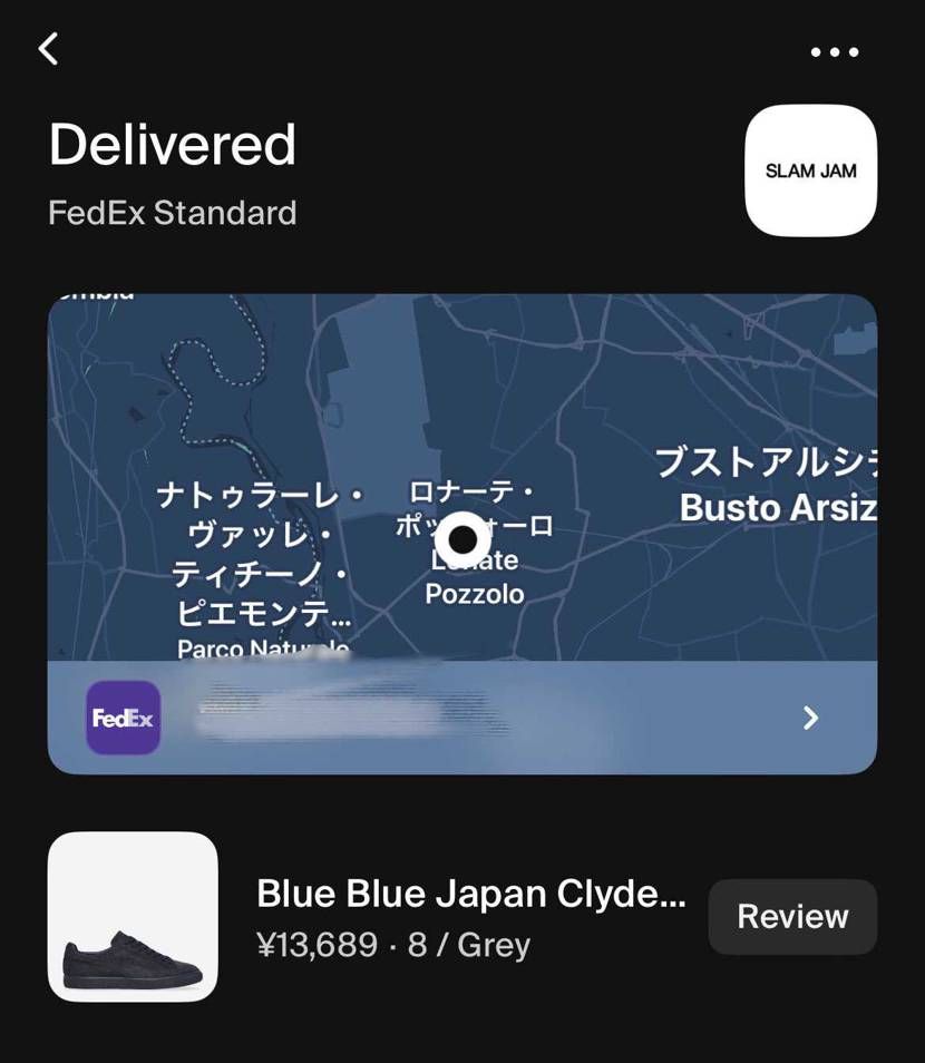 slam jamから無事発送されたもよう🙌🙌🙌
やっぱり間違いだったのか€10