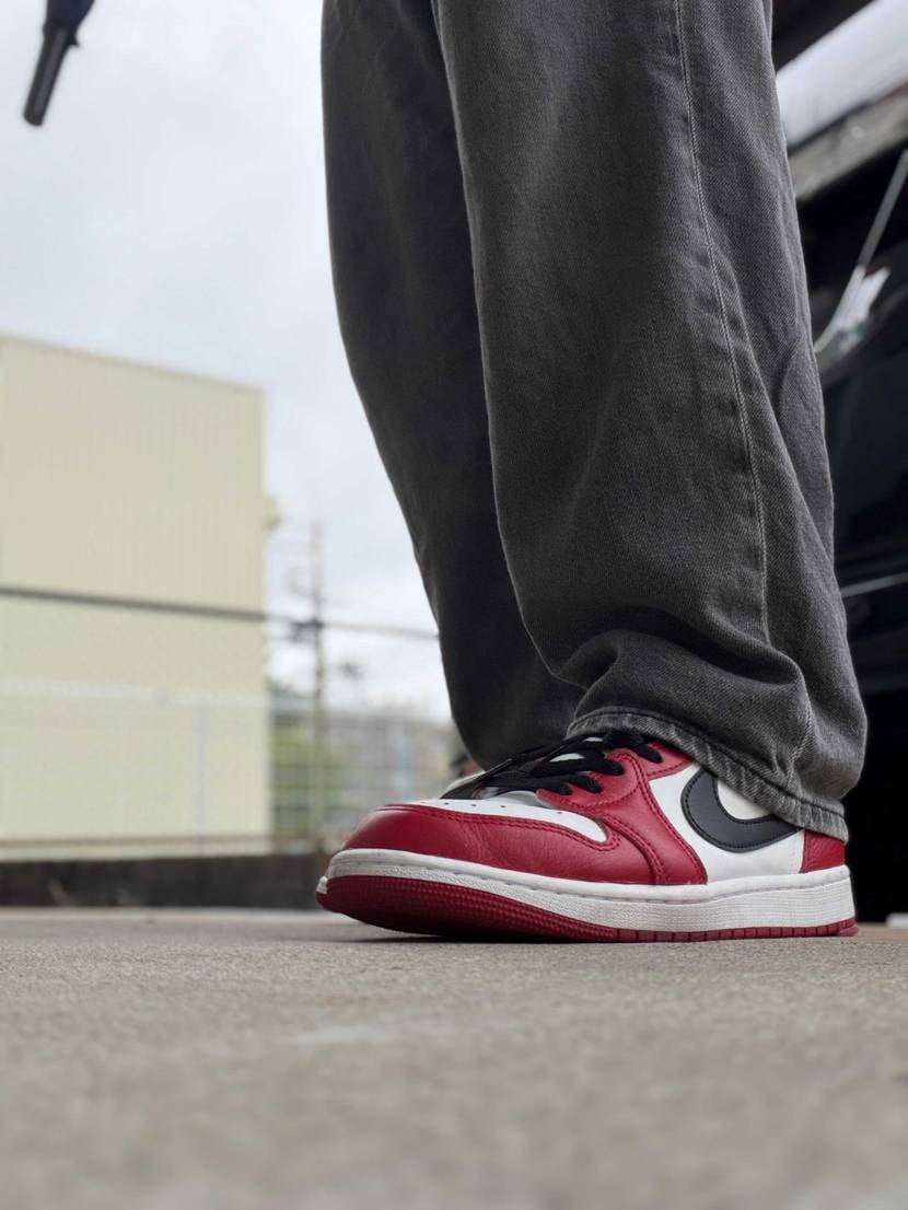 エアジョーダン1 シカゴロー!だいぶいい感じに写真撮れて満足#nike #aj1