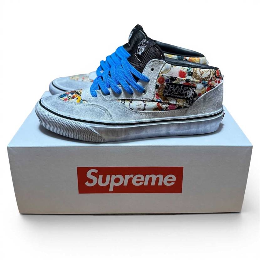 地震もあって今頃田舎へ届きました📦
結構汚れ加工強めですね！
vansのハー