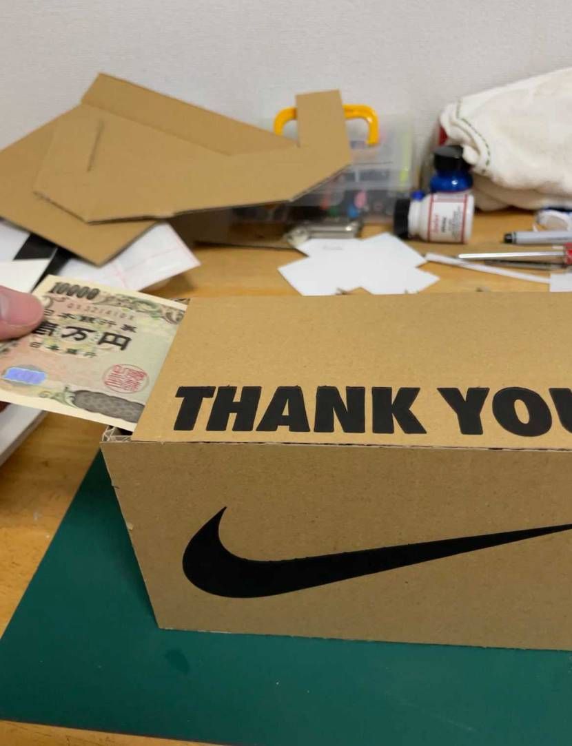 札貯金箱作ってみたw