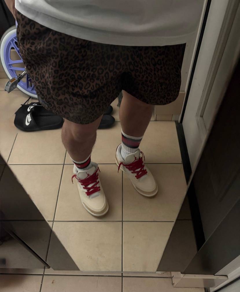 毎日あっついですねぇ🙈☀️てことでjordan3で出かけました👟くれぐれも熱中症