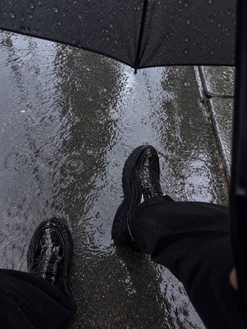 雨の日でもかっこいい靴履きたい👟