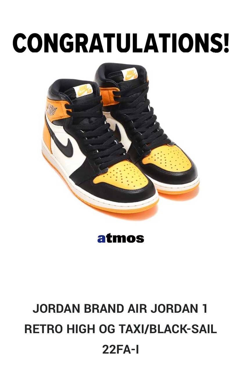 SNKRSノッテムからの、atmos ゴッテム😊
ありがとうございました👍