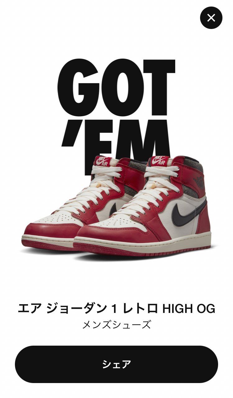 いきなりsnkrsで案内きたので買えましたが、そんな感じですか？