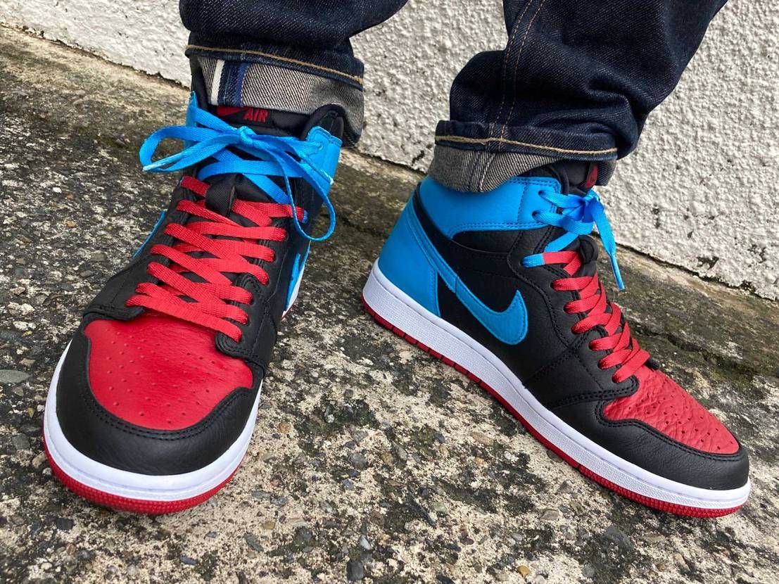 KICKSROCKから届いた紐通してみたけどいい感じ!
色