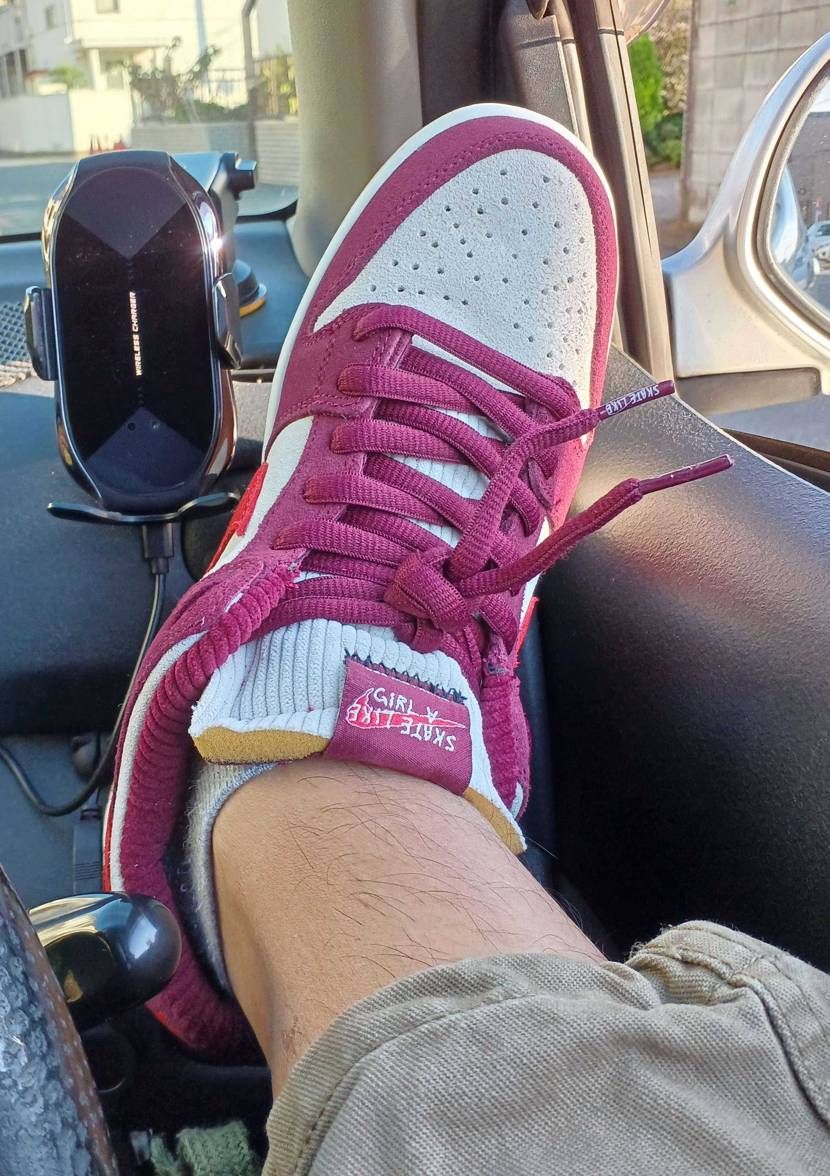 これ履いた😚
👟もパーカーもカワイイね～😋(パーカーの写真撮ってない)

