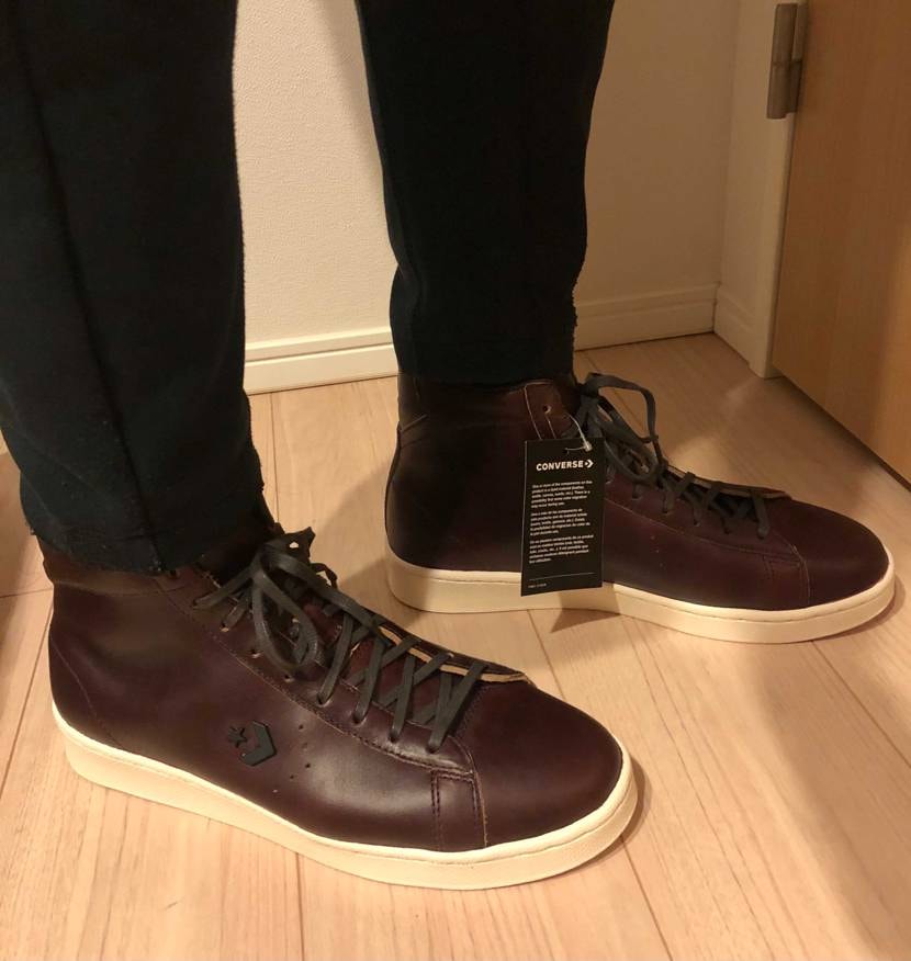 con活、始めました。horweenプロレザーやっと買えまし