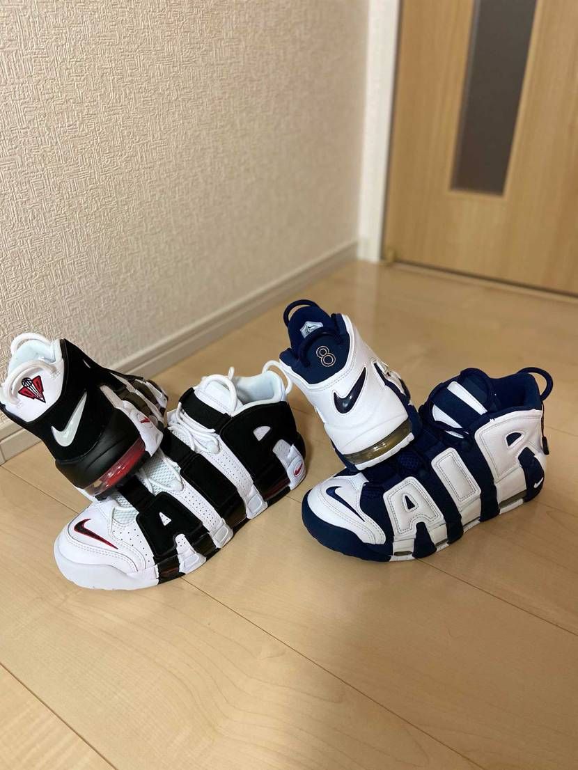 ナイキ エア モア アップテンポ ホワイト ブラック ユニバーシティレッド のコーデ 口コミ投稿 私は好きですよ モ Byぽん スニーカーダンク