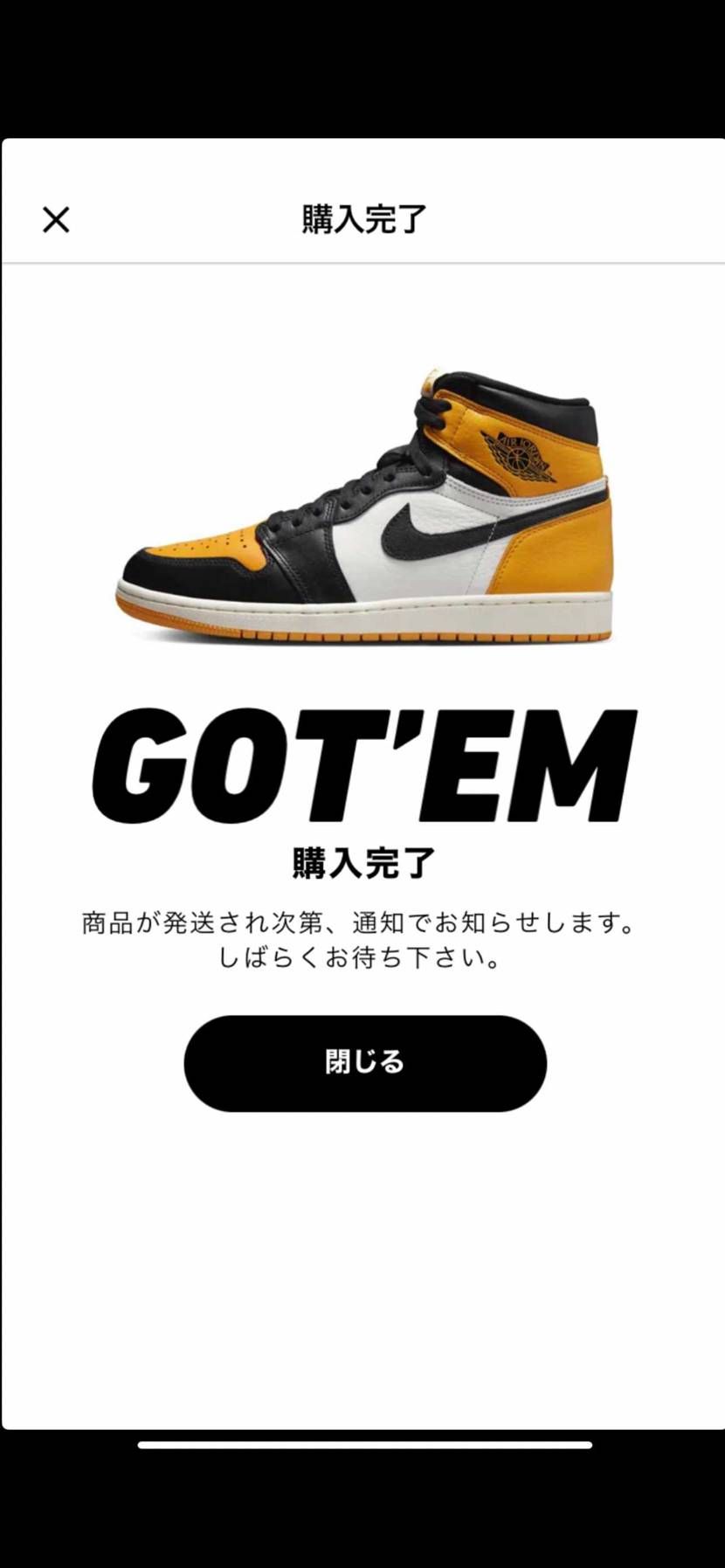 SNKRS、最近9時ちょうどに購入をかけると弾かれてる気がしてしょうがない。数分