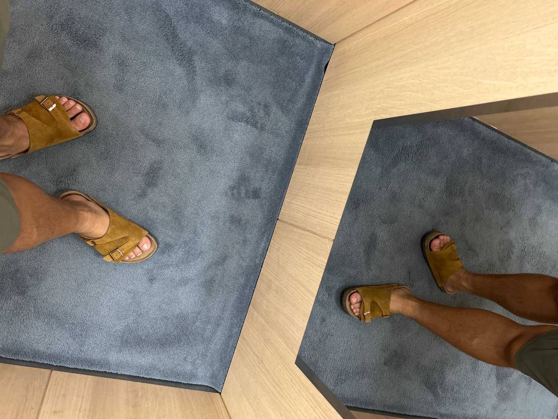 ビルケンも楽だなぁー🎵