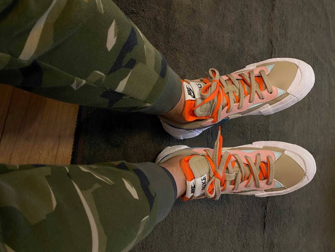 良いですね〜
パンツはパジャマで履いているNIKEのカモフラです
早く外で履