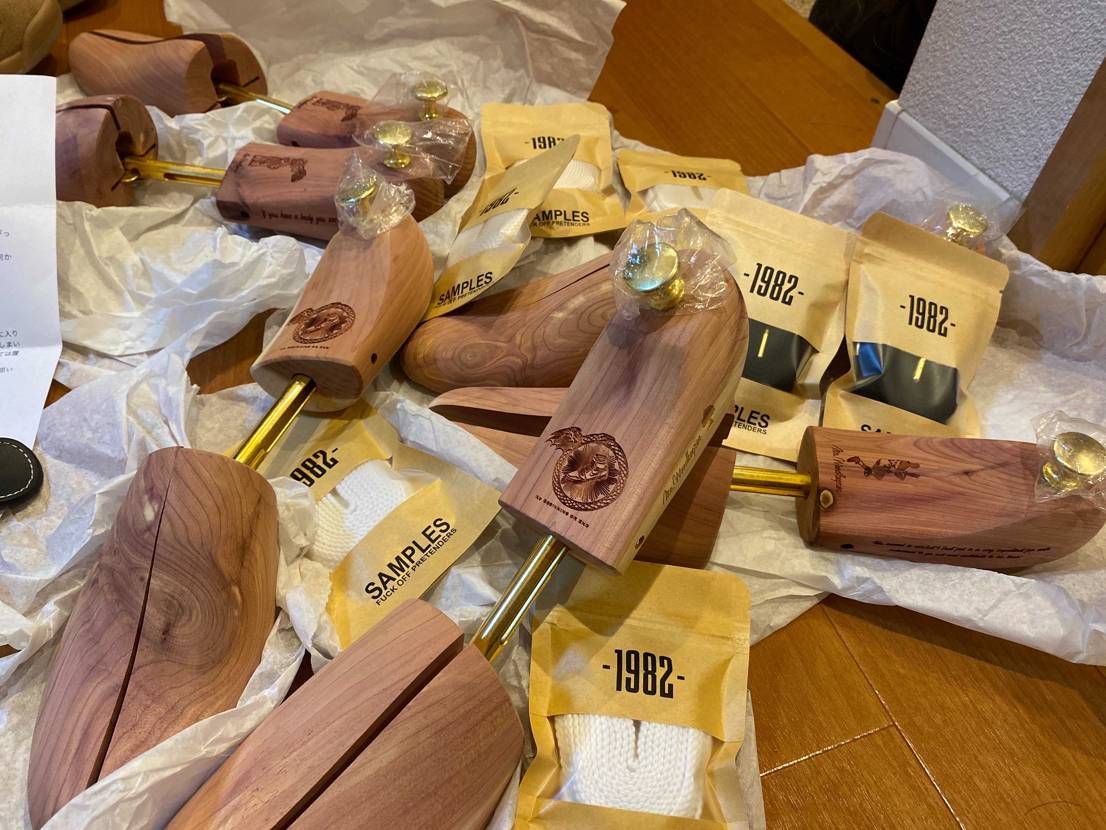 周レースとスニーカー専用のシューキーパーが同時に届いて幸せすぎる🤤
周レースは