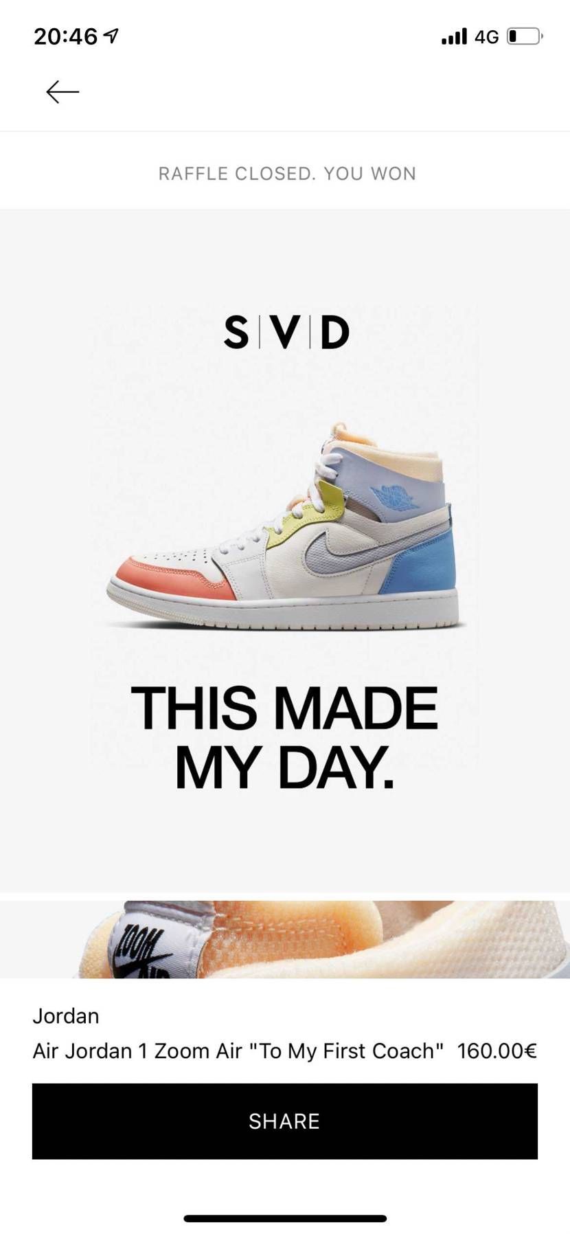 まさかのSVDで2足、size?で1足の当選😅
これで、こ