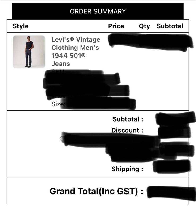 海外リーバイスで買えました！