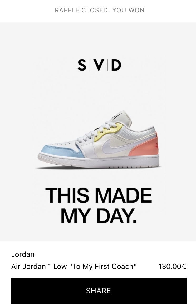 海外抽選初当選うれしい！