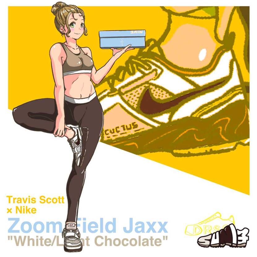 Travis Scott × Nike Zoom Field Jaxx "Whi