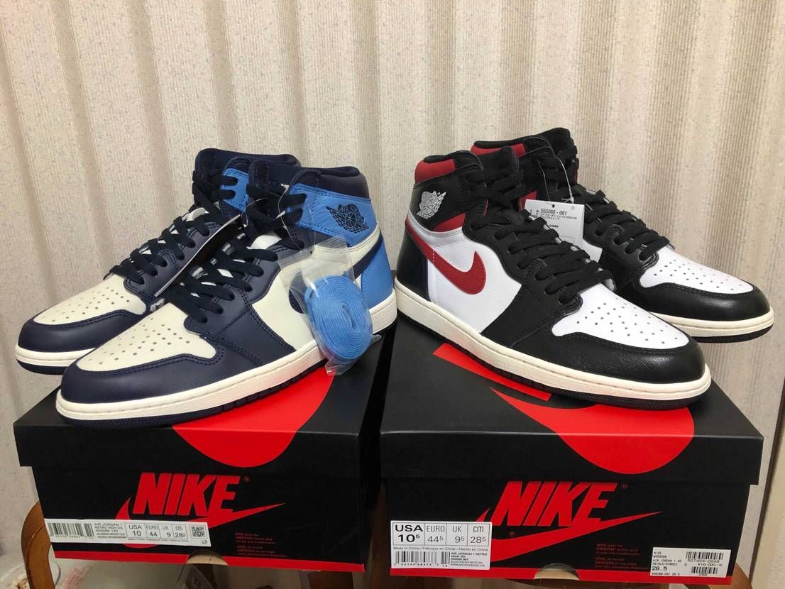 NIKE原宿から引き取ってとりあえず紐通して眺めながらかき氷食べてますww
暑