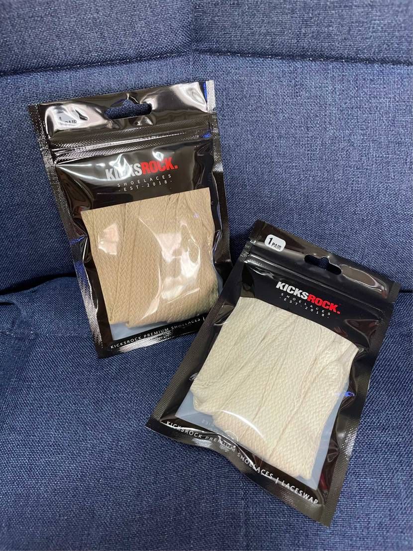 Kicksrockのwide cotton shoelace