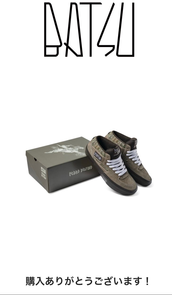 久しぶりのVANS
こんな激渋のカラーリングは買わずにいられないよね