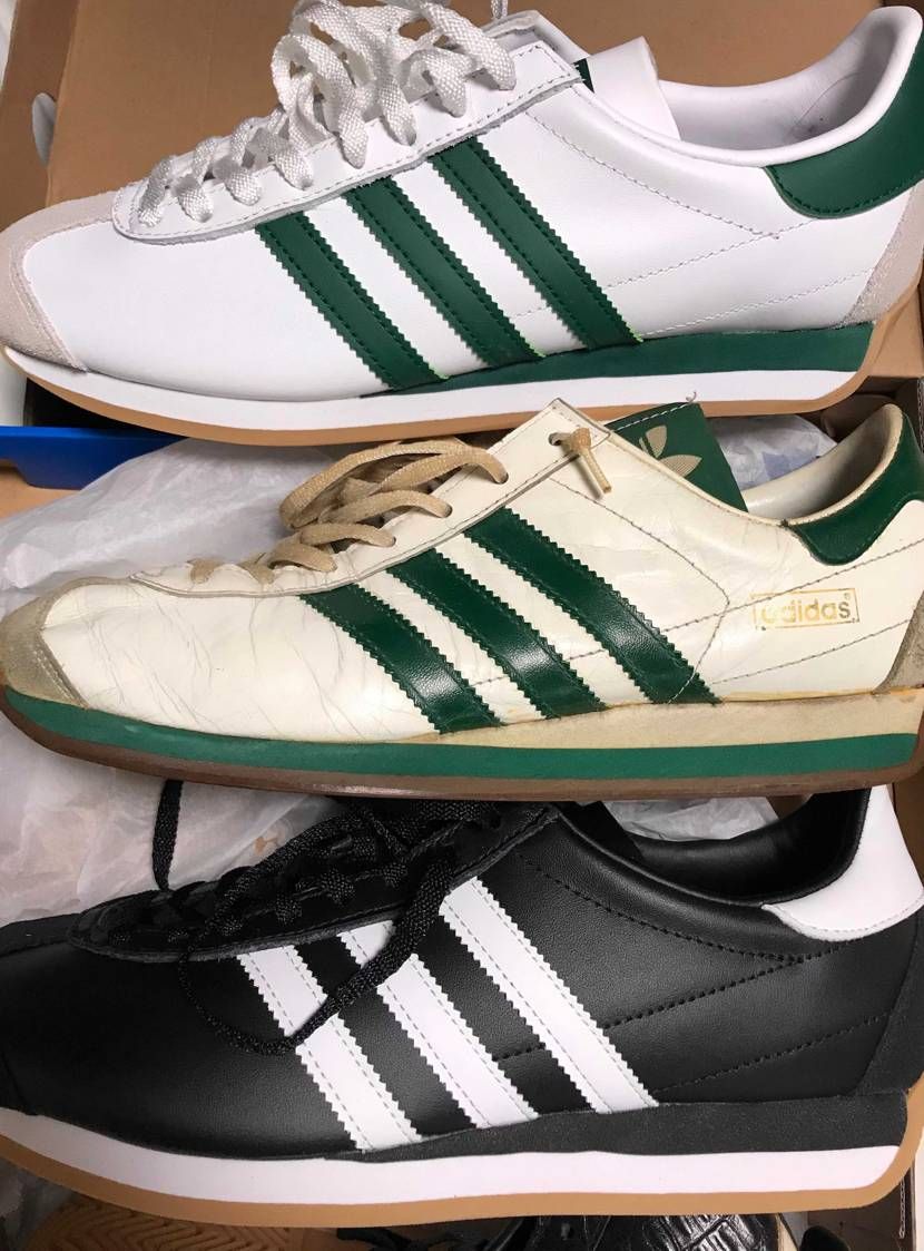 カントリーの値段にびっくり💦黒今回のミッドソールの方が好きな