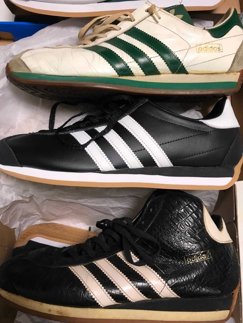 カントリーの値段にびっくり💦黒今回のミッドソールの方が好きな