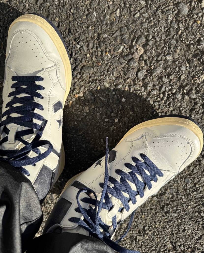 これから履き込む。