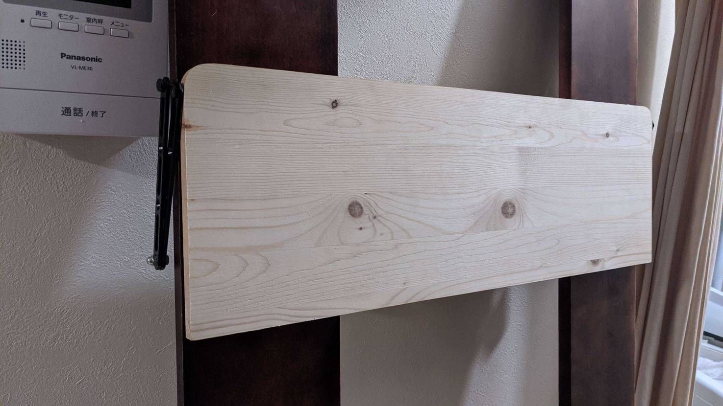 折り畳みのできるラック(1段目)を作ってみました(´･_･`