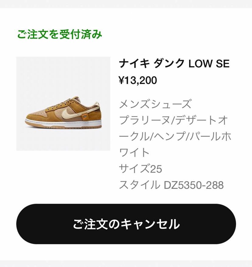 買う買わないで迷うスニーカーは大概買える
本気で欲しいスニーカーは当たらない
