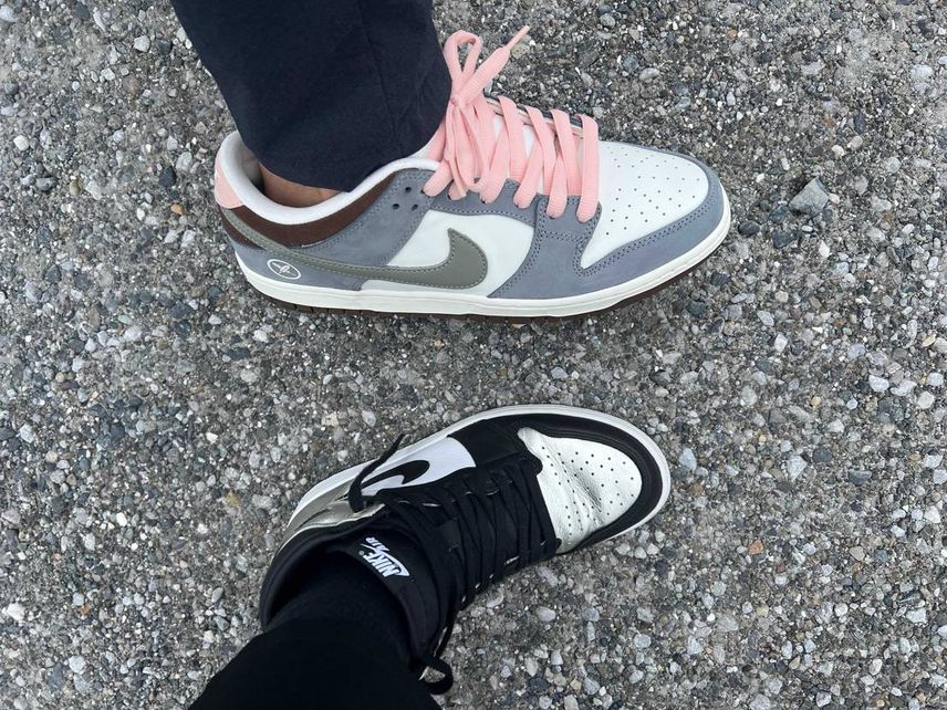 堀米ダンクはピンクのシューレースが似合いますね!
DUNK SBとしては履