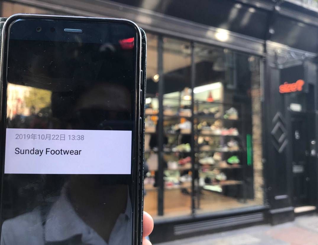 大定番のSIZE?。
大繁盛で店員さんを捕まえるのに苦労しました。