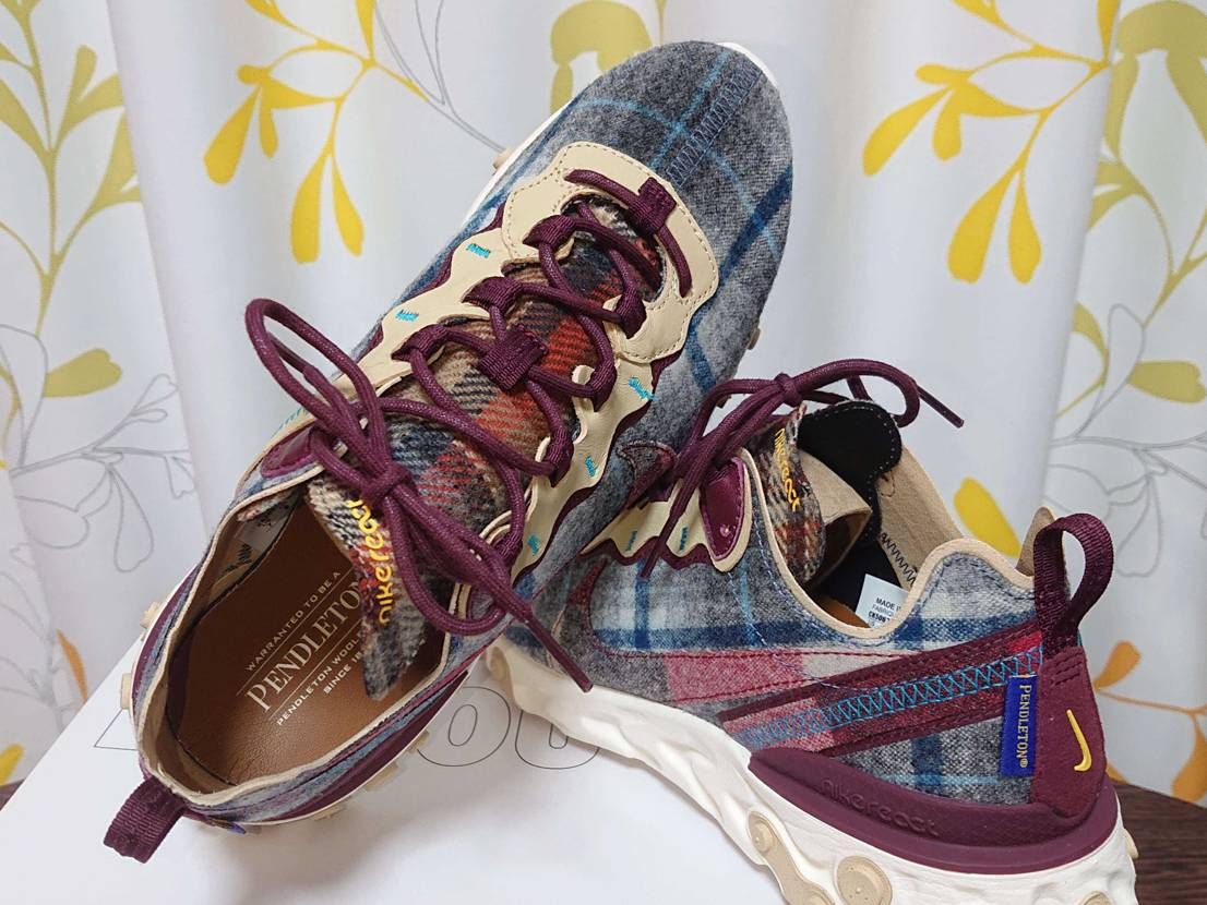 スニーカーの整理をしていたら数年前に作ったPendleton