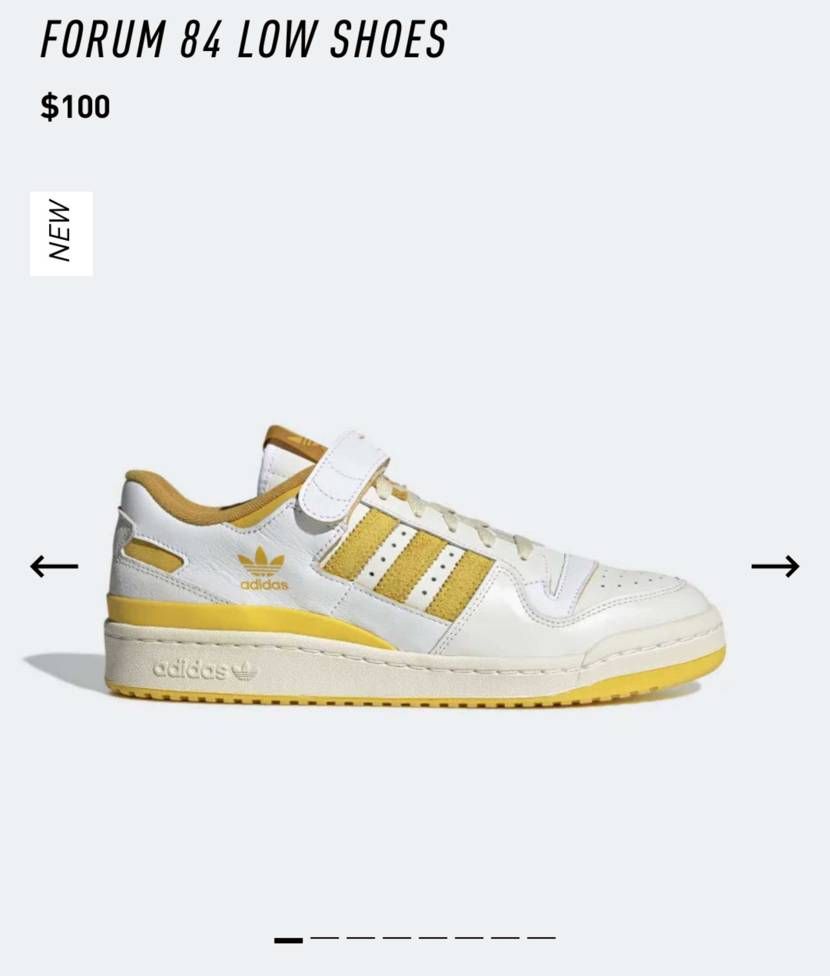ふと海外adidasの在庫を見てみたらFORUM 84のカラー結構出ていたのです