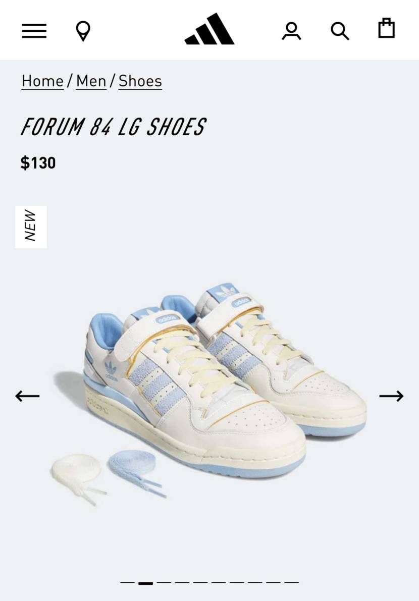 FORUM84 LowのUNCカラーがUS公式で発売されましたよーもし探している