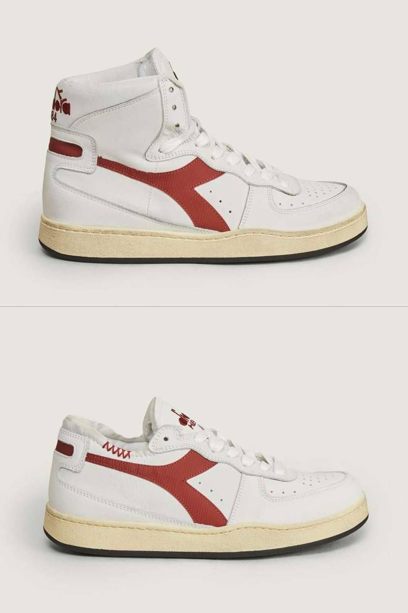 Diadoraを探していて見つけたMi Basket Usedの画像を並べて比較