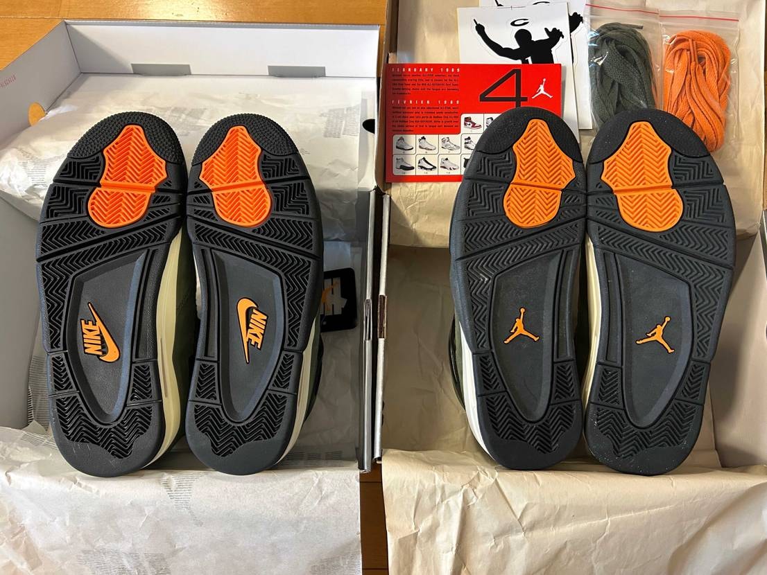 アンディフィーテッド72足と2025モデルを比べてみました。