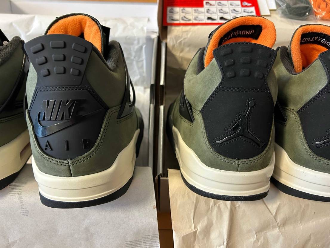 アンディフィーテッド72足と2025モデルを比べてみました。