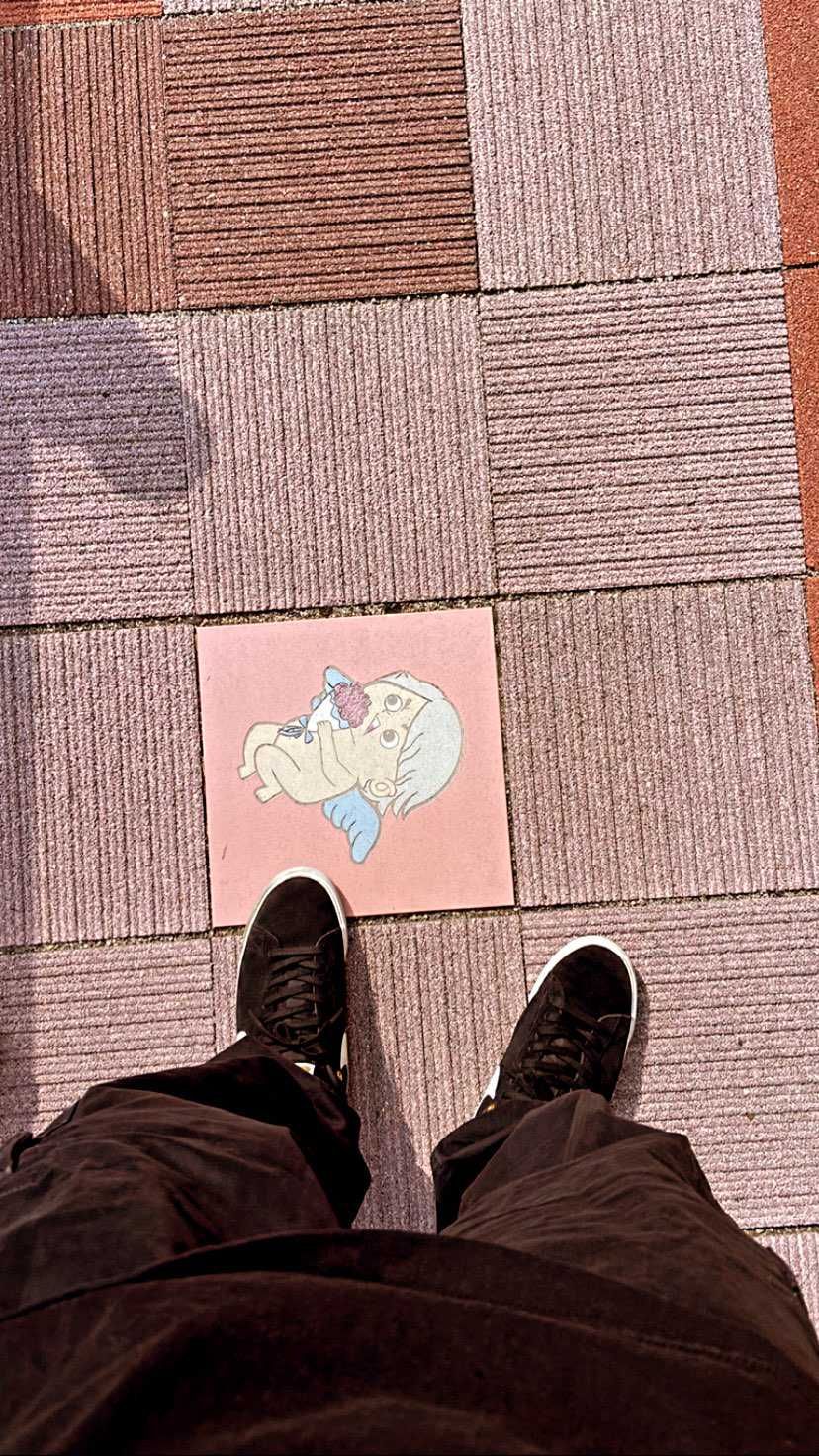 あんま見えないブレーザー笑
どのへん歩いてるか分かる人には分かる画像⚾️笑