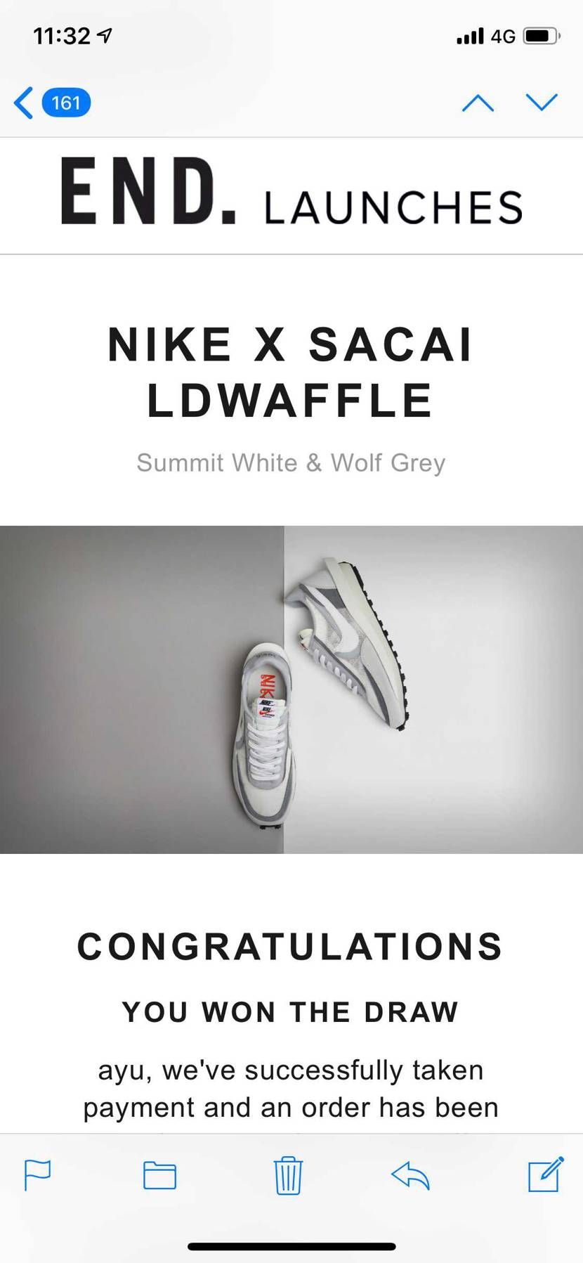 ENDって当たるんや、、、！！！

スニーカーズではsacai、アダプトハラ