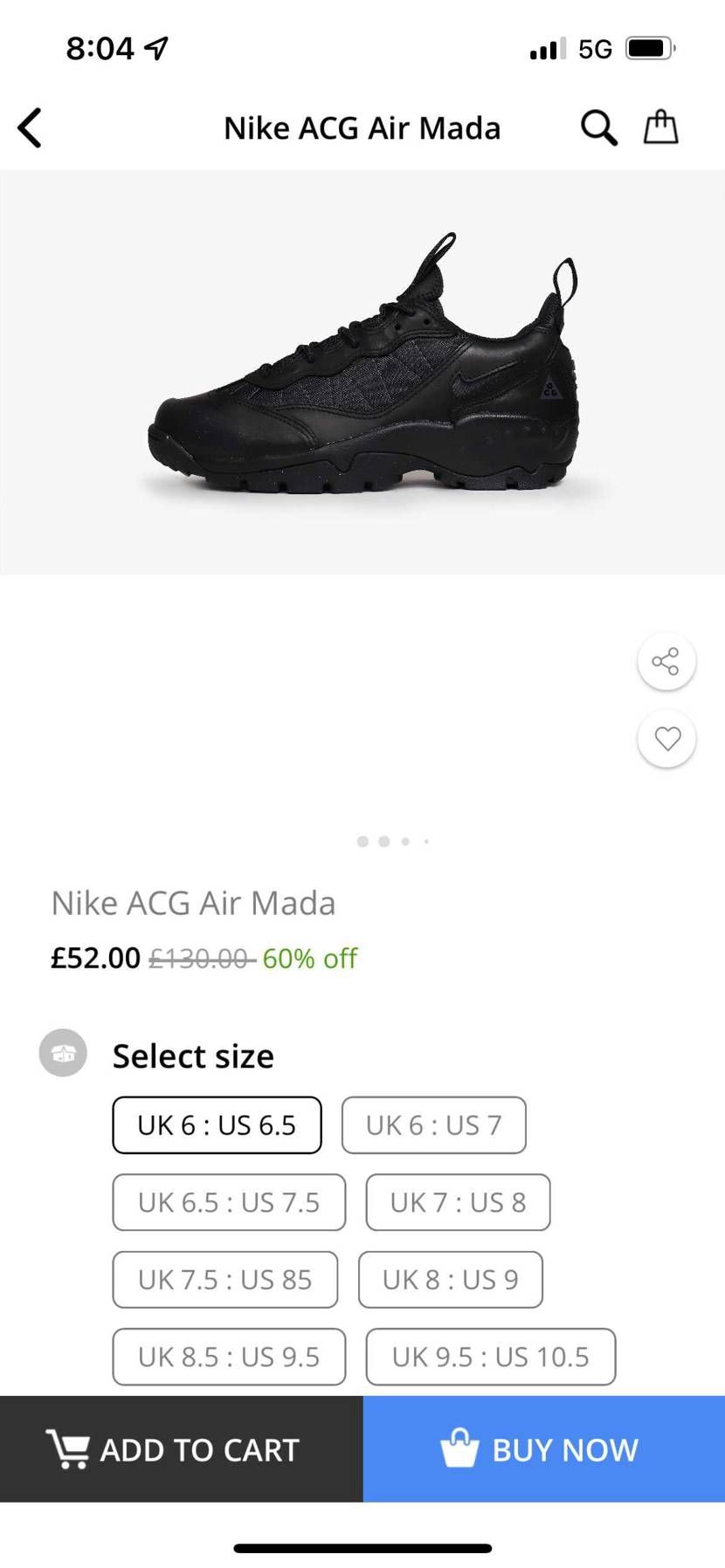 AIR MADA ブラック US10.5
ハノンでセールしてたので買いました。
