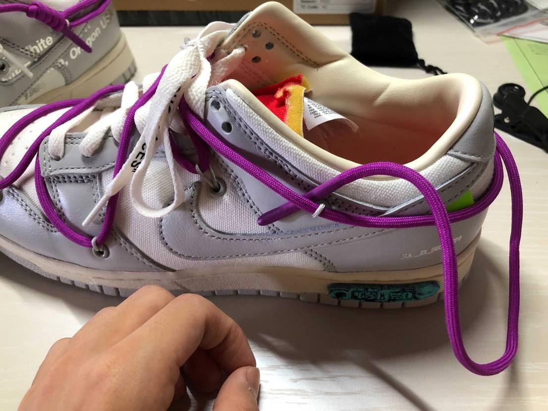 僕がやってる今回のダンクの紐の結び方あげておきます。
よけ